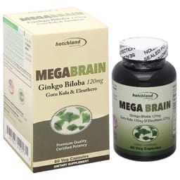 Viên uống Megabrain (Hộp 60 viên) giúp hỗ trợ hoạt huyết và dưỡng não