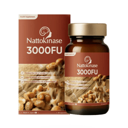Thực phẩm bảo vệ sức khỏe NATTOKINASE 3000FU hỗ trợ giảm nguy cơ hình thành huyết khối (Hộp 60 viên)