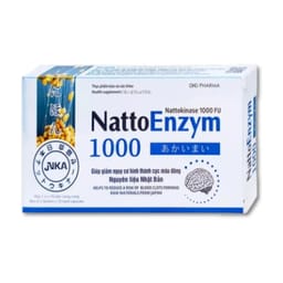 Thực phẩm bảo vệ sức khỏe DHG Pharma NattoEnzym (Hộp 90 viên) làm tan máu đông