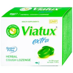 Thực phẩm bảo vệ sức khỏe Viatux Extra không đường (20 viên)