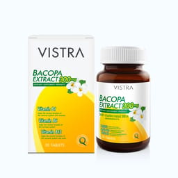 Thực phẩm bảo vệ sức khỏe Vistra Bacopa Extract 300 mg (hộp 30 viên)