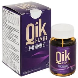 Viên uống QiK Hair For Women Ecogreen hỗ trợ giảm rụng tóc (Hộp 30 viên)