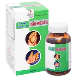 Thực phẩm bảo vệ sức khoẻ: Tê nhức chân tay Bảo Nguyên hộp 90 viên