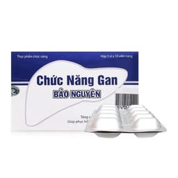 Thực phẩm bảo vệ sức khoẻ Chức Năng Gan Bảo Nguyên (Hộp 3 vỉ 10 viên)