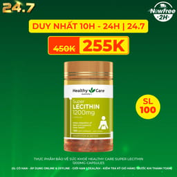 Thực Phẩm Bảo Vệ Sức Khoẻ Healthy Care Super Lecithin 1200mg Capsules