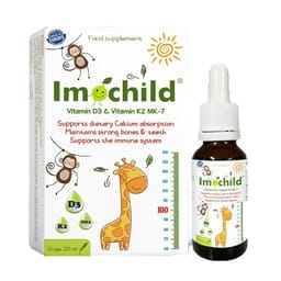 Thực phẩm bảo vệ sức khoẻ Imochild giúp tăng cường hấp thu canxi cho cơ thể (20ml)