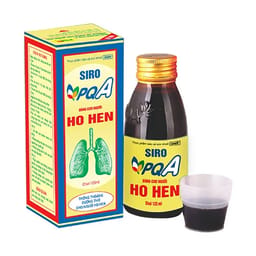 Thực phẩm bảo vệ sức khoẻ Siro PQA - Dùng cho người Ho hen (125ml)