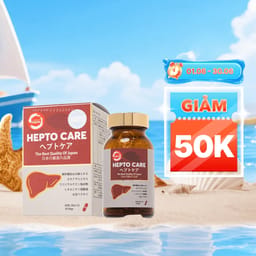 TPBVSK HEPTO CARE Hỗ Trợ Cải Thiện Chức Năng Gan (Hộp 60 viên)