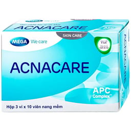 VIÊN HỖ TRỢ LÀM ĐẸP DA ACNACARE MEGA 3X10