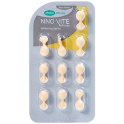 Viên nang mềm NNO Vite Whitening Serum hỗn hợp làm trắng da, giảm kích ứng da và cải thiện tình trạng da (1 vỉ x 10 viên)