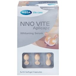 Viên nang mềm NNO Vite Whitening Serum hỗn hợp làm trắng da, giảm kích ứng da và cải thiện tình trạng da (3 vỉ x 10 viên)