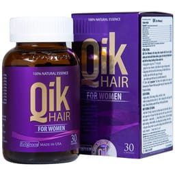 Viên uống QiK Hair For Women Ecogreen hỗ trợ giảm rụng tóc (Hộp 30 viên)