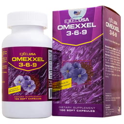 VIÊN UỐNG BỔ MẮT, TỐT CHO TRÍ NÃO, TIM MẠCH OMEXXEL 3-6-9 EXCELIFE 100V