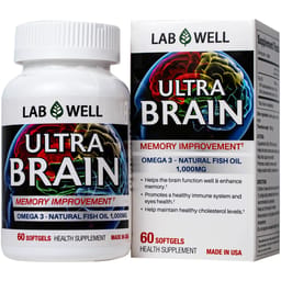 VIÊN UỐNG BỔ NÃO LAB WELL ULTRA BRAIN 60V