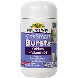 VIÊN NHAI HỖ TRỢ BỔ NÃO KIDS SMART BURSTS DHA 300MG NATURE'S WAY 50V
