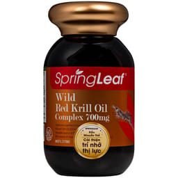 Thực phẩm bảo vệ sức khỏe Springleaf Wild Red Krill Oil Complex 700mg lọ 60 viên