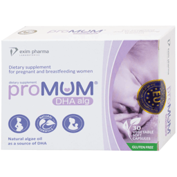 VIÊN UỐNG BỔ SUNG DHA CHO PHỤ NỮ MANG THAI PROMUM DHA ALG 3X10