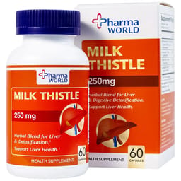 VIÊN UỐNG BẢO VỆ GAN PHARMA WORLD MILK THISTLE 60V