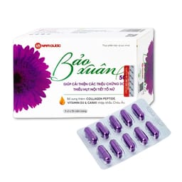 VIÊN UỐNG GIÚP BỔ SUNG NỘI TIẾT TỐ NỮ ESTROGEN BẢO XUÂN 50+ NAM DƯỢC 3X10