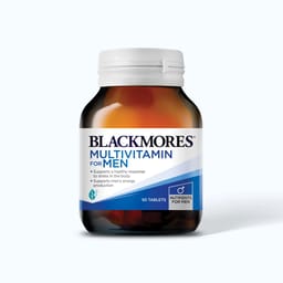 Viên uống Blackmores Multivitamin For Men tăng cường sinh lực nam (50 viên)