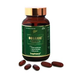 VIÊN UỐNG HỖ TRỢ BỔ GAN, GIẢI ĐỘC GAN BOGANIC PREMIUM TRAPHACO 60V