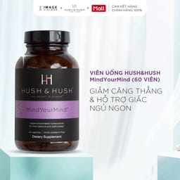 Viên uống cải thiện giấc ngủ và giảm căng thẳng Hush & Hush Mind Your Mind