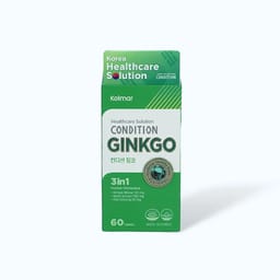 Viên uống Condition Ginkgo (Hộp 60 viên) giúp hỗ trợ tăng tuần hoàn não