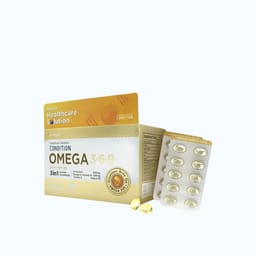 Viên uống Condition Omega 3-6-9 (Hộp 60 viên) tốt cho tim mạch, não và mắt