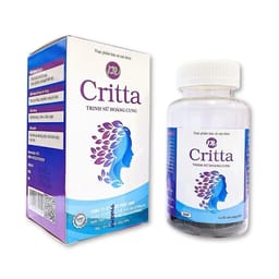 Viên uống Critta Trinh Nữ Hoàng Cung hỗ trợ u tử cung (Hộp 60 viên)