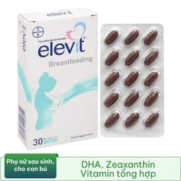 Viên Uống Cung Cấp Vitamin Và Khoáng Chất Cho Phụ Nữ Sau Sinh Elevit Breastfeeding Hộp 30 Viên