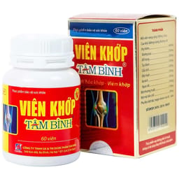 VIÊN UỐNG GIẢM THOÁI HÓA KHỚP VIÊN KHỚP TÂM BÌNH 60V
