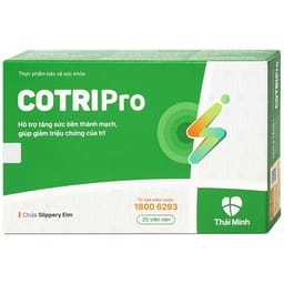 VIÊN UỐNG GIẢM TRĨ COTRIPRO THÁI MINH 2X10