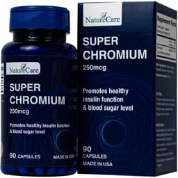 VIÊN UỐNG GIÚP CÂN BẰNG ĐƯỜNG HUYẾT SUPER CHROMIUM 250MCG NATURECARE 90V