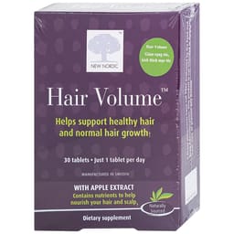 VIÊN UỐNG GIÚP TÓC CHẮC KHỎE, HẠN CHẾ RỤNG TÓC HAIR VOLUME NEW NORDIC 30V