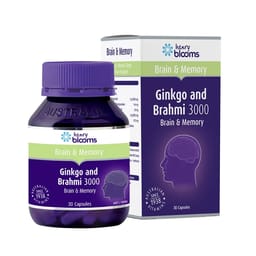 Thực phẩm bảo vệ sức khỏe Ginkgo and Brahmi 3000 (Hộp 60 viên)