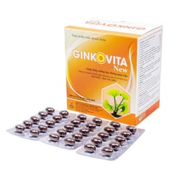 Viên uống Ginkovita New hỗ trợ đau nửa đầu và tăng cường tuần hoàn não (100 viên)