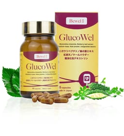 Bewel Glucowel - Viên uống hỗ trợ giảm lượng đường trong máu (Hộp 45 Viên)