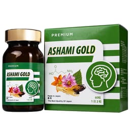 VIÊN UỐNG HỖ TRỢ CẢI THIỆN TÌNH TRẠNG LO ÂU, CẢI THIỆN GIẤC NGỦ ASHAMI GOLD 60V