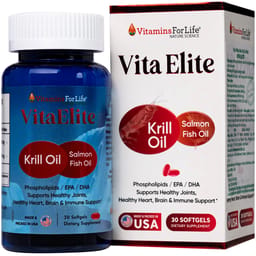 VIÊN UỐNG HỖ TRỢ CẢI THIỆN TRÍ NHỚ, HỖ TRỢ GIẢM NGUY CƠ XƠ VỮA MẠCH VITA ELITE VITAMINS FOR LIFE 30V