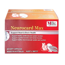 VIÊN UỐNG HỖ TRỢ CHỨC NĂNG HỆ TIM MẠCH NEUROCARD MAX LUCA PHARMA 6X10