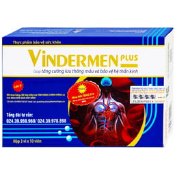 Thực phẩm bảo vệ sức khỏe Vindermen Plus (30 viên)