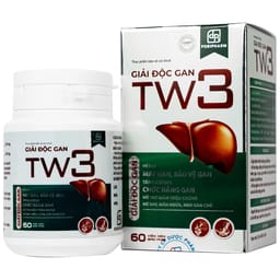 VIÊN UỐNG HỖ TRỢ MÁT GAN BẢO VỆ GAN, TĂNG CƯỜNG CHỨC NĂNG GAN GIẢI ĐỘC GAN TW3 FORIPHARM 60V