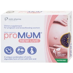 VIÊN UỐNG HỖ TRỢ PHỤ NỮ MANG THAI PROMUM NEW LIVE 2X15