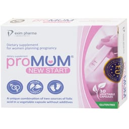 VIÊN UỐNG HỖ TRỢ PHỤ NỮ TRƯỚC KHI MANG THAI PROMUM NEW START 2X15