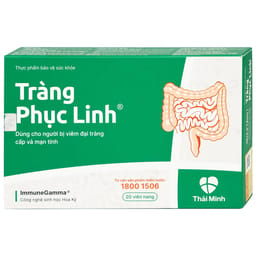 Viên uống Tràng Phục Linh Thái Minh (2 vỉ x 10 viên) hỗ trợ viêm đại tràng