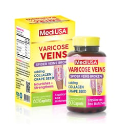 Viên uống MediUSA Varicose Veins Treatment hỗ trợ suy giãn tĩnh mạch (Hộp 60 viên)