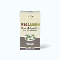 Viên uống Megabrain (Hộp 60 viên) giúp hỗ trợ hoạt huyết và dưỡng não