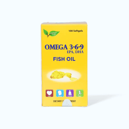 Viên uống Nature Gift Omega 3-6-9 Fish Oil 100 viên hỗ trợ tim, não, mắt