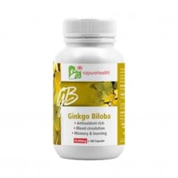 Viên uống Nzpurehealth Ginkgo Biloba 200mg – Hỗ trợ trí nhớ, tuần hoàn máu não