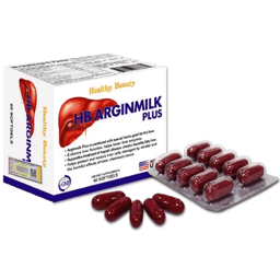 Viên uống phục hồi chức năng gan Healthy Beauty HB Arginmilk Plus